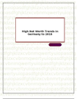 High Net Worth Trends in Germany to 2016