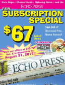 Alexandria Echo Press Fair Subscription Special