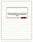 Danish Foodservice: The Future of Foodservice in Denmark to 2016