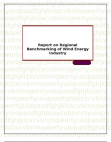 Report on Regional Benchmarking of Wind Energy Industry