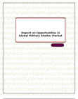 Report on Opportunities in Global Military Shelter Market