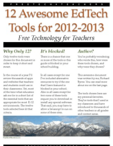 12 Awesome EdTech Tools for 2012-2013