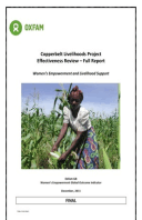 Effectiveness Review: Copperbelt Livelihoods Project, Zambia