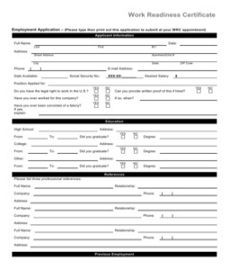 Online Employment Application 1 Online Employment Application 1