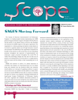 2012 Fall SCOPE - The Official SAGES Newsletter