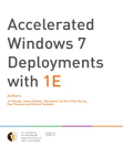 Accelerated Windows 7 Deployments with 1E (Long)