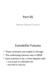 Money Market futures