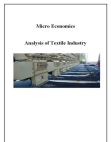 Microeconomics-Textile Industry