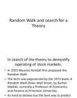 Random Walk Theory