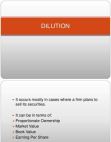 Dilution