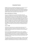 Corporate Finance