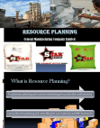Resource Planning in Cement Company