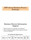 ERP Driven Business Process Redesign
