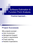 Software Estimation & Function Point Analysis