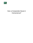 Corporate Conscience