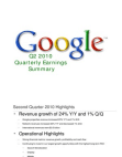 2010 Q2 Google Earnings Slides