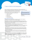 5 steps to effective lead management