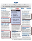 Ford Social Media Guidelines