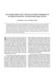 FACTORS AFFECTING THE PLACEMENT PROSPECTS OF MBA STUDENTS: AN EXPLORATORY STUDY
