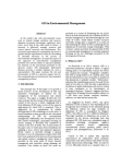 Geographic Information Systems in Environmental-Management