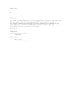 Solicitation Letter 2 Solicitation Letter 2