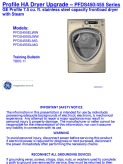 GE PFDS45 Dryer GWS2011 Service Manual