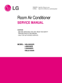 LG LB8000ER 8200 BTU Art Cool Mini-Split Room Air Conditioner Service Manual