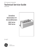GE Zoneline Generation III Airconditioners