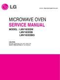 LG Microwave Oven LMV1635xx
