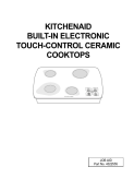 KitchenAid Built-In Electronic Touch-Control Ceramic Cooktops