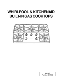 Whirlpool & KitchenAid Built-In Gas Cooktops