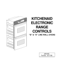 KitchenAid Electronic Range Controls B & D Line Wall Ovens