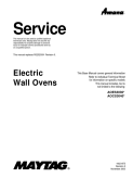 Maytag Amana Electric Wall Oven Service Manual