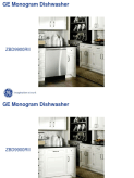 GE Monogram Dishwasher Service Manual