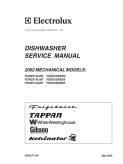 Frigidaire Dishwasher 2002 Mechanical Models Service Manual
