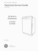 GE GLDA Built-In Dishwasher