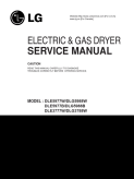 LG Gas Dryer Repair Service Manual DLG5988xx