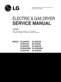 LG Electric Dryer Repair Service Manual DLE6942