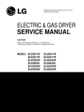 LG Electric Dryer Repair Service Manual DLE2532xx