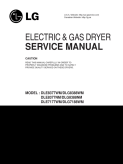 LG DLE8377WM DLG8388WM DLE8377NM DLG8388NM DLE7177WM DLG7188WM Dryer Service Manual