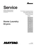 Maytag Amana Home Laundry Dryer Service Manual