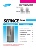 Samsung Refrigerator RF 265 266 AB