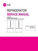 LG 25.9 cu. ft. Side By Side Refrigerator Service Manual LRSC26915xx