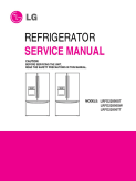 LG 22.4 cu. ft. French Door Refrigerator Service Manual LRFD22850xx