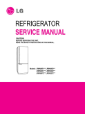LG Bottom Freezer Refrigerator Service Manual LRBN20510xx