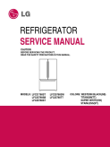 LG 20.7 ft French Door Refrigerator Service Manual LFC21760xx