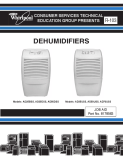 Whirlpool Dehumidifiers Service Manual R-103