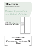 Frigidaire Refrigerator Product Information and Technical Guide SxS Service Manual 5995353256