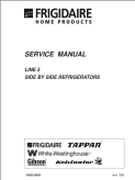 Frigidaire Refrigerator SxS 1999 L5 Service Manual
