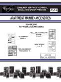 Whirlpool Apartment Maintenance Series Top-Mount Refrigerator Freezers AM-4